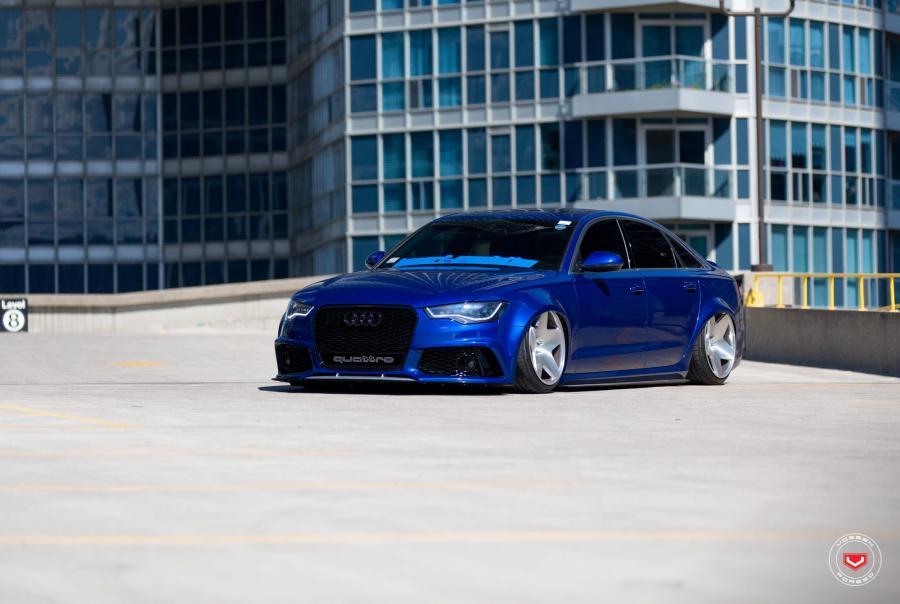  Audi A6 Sedan on Vossen Wheels (VPS-318) (4G, C7) 2016 года  (фото 34 из 59)